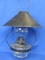 Hanging Oil Lamp – Wick Wheel marked “P&A Mfg” Eagle Burner  - 20” long when hung
