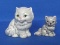 Vintage Goebel Cat Figurine made in West Germany & Unmarked Sidekick