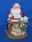 Homco Ceramic Figurine – Santa Claus Checking his List – 6” tall