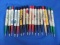 Lot of 17 Vintage Mechanical Pencils w/ Advertising – As shown