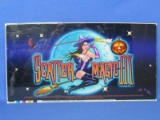 Plexiglas Sign “Scatter Magic III” - Australian Video Game Sign? 17 1/2” x9 1/4”