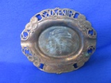 Copper Ashtray – Souvenir of Illinois – Indian Chief – Japan