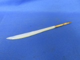 Mother of Pearl Feather Carved Fountain Dip Pen