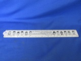 1962 Minnesota Twins Plastic Ruler