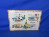 Hamm's Beer Paper Place Mat – Plastic Covering