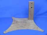 Cast Iron Base to Old School Desk “Bargen Staput”  About 16” square, 11” tall