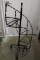 Spiral Black Iron Plant Stand – 48 1/2” tall with 5 Steps