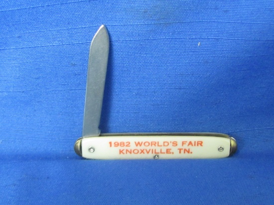 1982 World's Fair Knoxville Coca Cola Colonial Pocket Knife