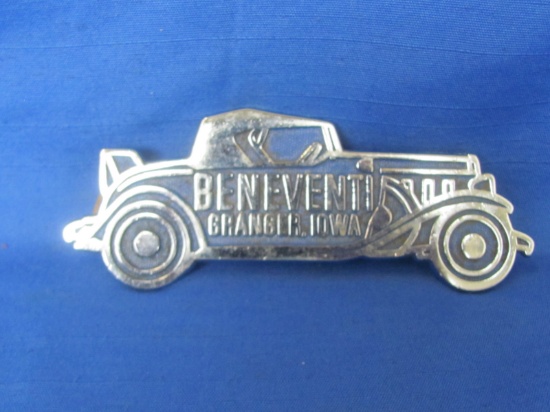 Beneventi Granger Iowa Metal Dealership Emblem