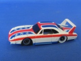 Vintage Tycopro HO Slot Car – Plymouth SuperBird NO. 8833C – Red/White/Blue