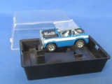 Vintage Aurora AFX HO Slot Car – Ford “Baja Bronco” No.1768 – Blue – w/ original case