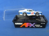 Vintage Aurora AFX HO Slot Car – Matador Stock Car #2 No. 1787:400 – White/Blue