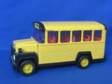 Vintage Buddy L Metal School Bus – Working Open/Close bus door – 9 1/8”L