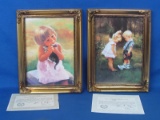 Pair of Framed Prints by Don Zolan – COAs & Original Boxes – 8 1/4” x 6 1/4”