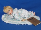 Seymour Mann Collection Porcelain Doll – Baby Brooke – 13” long