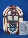 Jukebox with CD Player from Excalibur Electronics with Instruction Booklet – Works