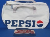Pepsi-Cola Duffle Bag & Mouse Pad – Duffle bag is 22” wide