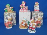 7 Cherished Teddies with a Christmas/Holiday Theme – 3 have original boxes