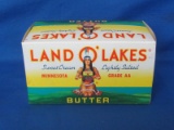 1950's Land O' Lakes Butter Box With MIA – Easton Minnesota