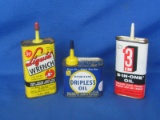 Oil Cans (3) – All Empty