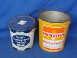 Hormel Foods & Swift's Lard Tins