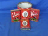Prince Albert & Velvet Tobacoo Tins (4)