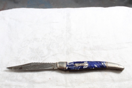Vintage Made in Germany Enamel Handled Fish Knife