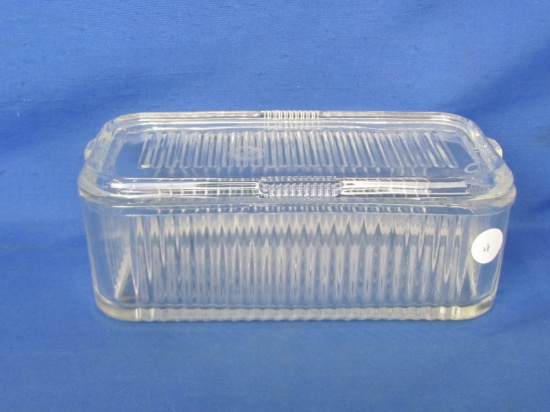 Glass Refrigerator Jar With Cover