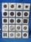 Sheet of mostly Canadian Coins (old 1c coins)