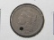 1865 three cent nickel (holed)