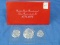 US Bicentennial Silver set (1776-1976) red sleeve