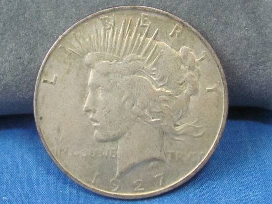 1927-D Peace Silver Dollar