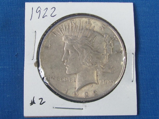 1922 Peace Silver Dollar