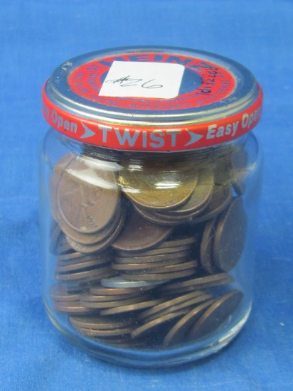 Jar Wheat Pennies 1940's/50's