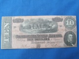 1864 Confederate $10 - Confederate States of America