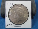1925 Peace Silver Dollars