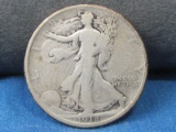 1918 D  Walking Liberty Half Dollar