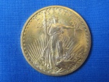 1908 St. Gauden's $20 U.S. Gold Collectible Coin, 0.9675 Troy Ozs