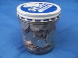 Huge Jar of Canadian Coins - mixed