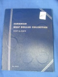 Canadian .50c book with 13 silver coins (nice coins!) - 1910-1966