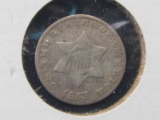 1853 3 cent silver coin