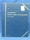 Canadian Small cent book (1920-1972) full book 57 coins