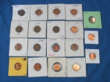 Lot of nineteen AU Lincoln Pennies (1932-1999)