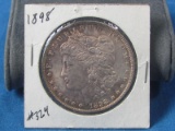 1898 Morgan Silver Dollar - beautiful condition & toning