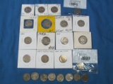 Bag of 24 Nickels Including fifteen Buffalo/War Nickels