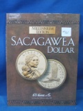 Sacajawea New Book and Ten $1 Sacajawea coins - nice
