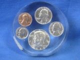 Acrylic Coin paper weight – 1964, 68 & 69 coins
