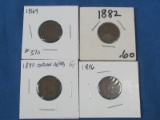 Indian Head lot: 1869, 1882, 1890 and 1896