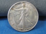 1945 D  Walking Liberty Half Dollar