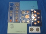 Denver Mint Souvenir Set, 1976 Mint set w/o envelope, BU 1982 Cent Varieties,